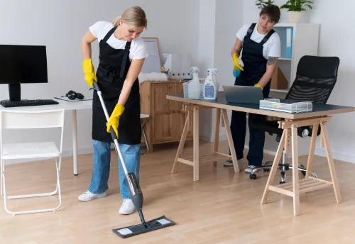 Nettoyage de bureau professionnel au Fresne-Camilly